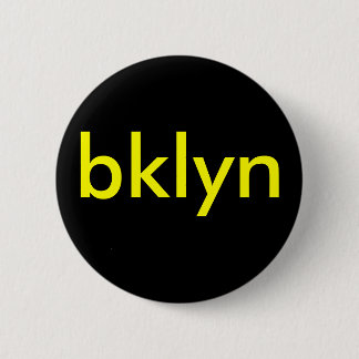 bklyn Knopfschwarzes/-GELB Button