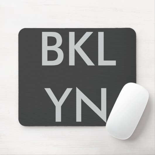 BKLYN Mousepad Schwarzes/Greysilver (Mit Mouse)