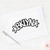 BKLYN - Nets Basketball Rechteckiger Aufkleber (Umschlag)