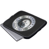 BKoD Medaillon 10 Zoll Hülse Laptopschutzhülle (Vorne Knopf)