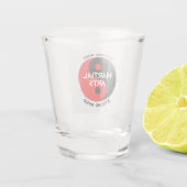 BKSMA CLOCK SCHNAPSGLAS (Rückseite)