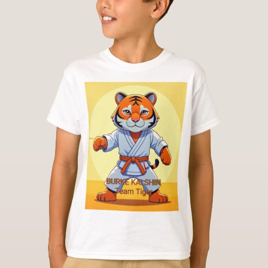 BKSMA KINDER T SHIRT TEAM TIGER (Vorderseite)