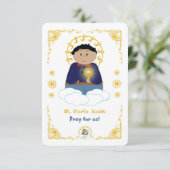 Bl. Carlo Acutis Heilige Karte (Stehend Vorderseite)