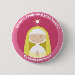 Bl. Imelda Lambertini Button