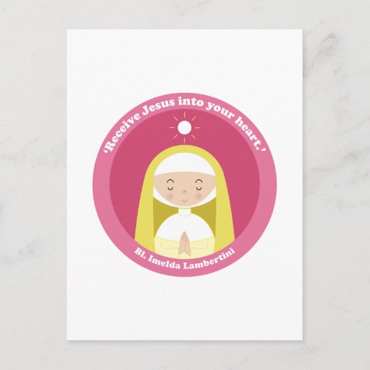 Bl. Imelda Lambertini Postkarte (Vorderseite)