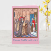 Bl. Imelda Lambertinis Wunder (VVP 010) Karte (Gelbe Blume)