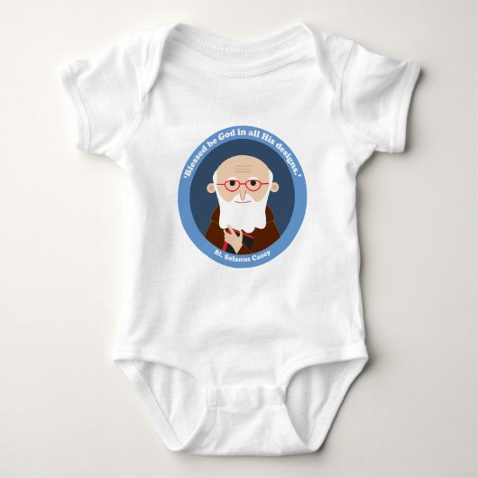 Bl. Solanus Casey Baby Strampler (Vorderseite)