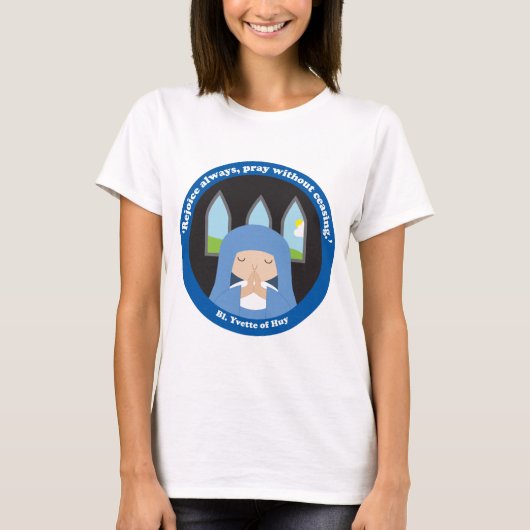 Bl. Yvette of Huy T-Shirt (Vorderseite)