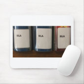 "Bla, Bla, Bla" - Bibliotheks-Rufnummern Mousepad (Mit Mouse)