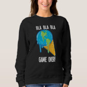Bla Bla Spiel über das Schmelzen von Eis weltweit  Sweatshirt (Vorderseite)