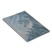 Blåa blommor Anteckningsbok Notizblock (Rechte Seite)