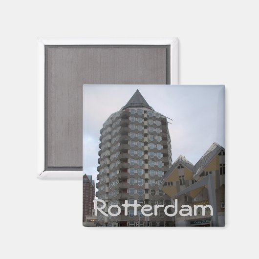 Blaaktoren, Rotterdam Magnet (Vorderseite/Rückseite)