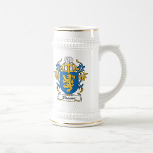 Blaauw Familienwappen Bierglas