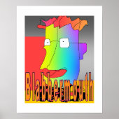 Blabbermouth Funny Poster (Vorne)
