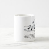 Blabbing left hand mug kaffeetasse (Mittel)