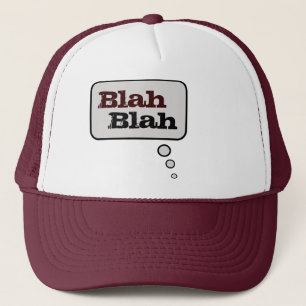 Blabla Blabla denkender Blasen-Hut Truckerkappe