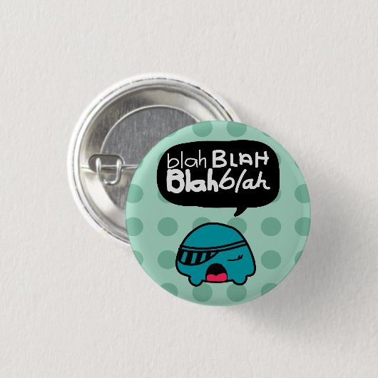 Blabla Blabla Knopf durch BashCany Button (Vorne & Hinten)