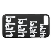 Blabla iPhone 7 Schwarzweiss-Kasten Case-Mate iPhone Hülle (Rückseite (Horizontal))