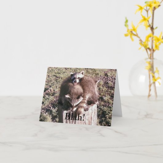 Blabla! Leeres Notecard Karte (Gelbe Blume)