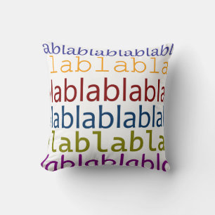 Blablabla Kissen