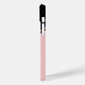 Blac Marble Rose Gold Glitzer Case-Mate iPhone Hülle (Rückseite / Links)