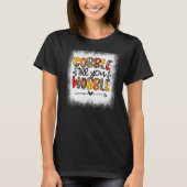 Blached Gobble, bis Sie Wobble Thobful Türkei T-Shirt (Vorderseite)