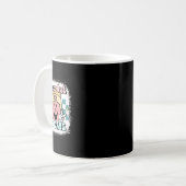 Blached Peace Out 100 Days of School Smile Face 1 Kaffeetasse (Vorderseite Links)