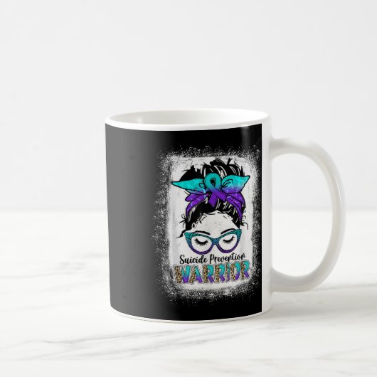 Blached Suicide Prevention Awareness Week Messy B Kaffeetasse (Rechts)