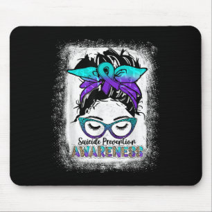 Blached Suicide Prevention Awareness Week Messy B Mousepad