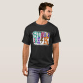 Blached Summer Break Lightning Leopard Lehrer En T-Shirt (Vorne ganz)