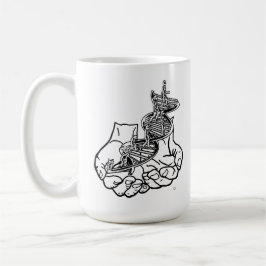 Black 15 oz Ringer-Tasse Tasse