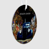 Black 1930's Sedan Weihnachten Ornament (Vorderseite)