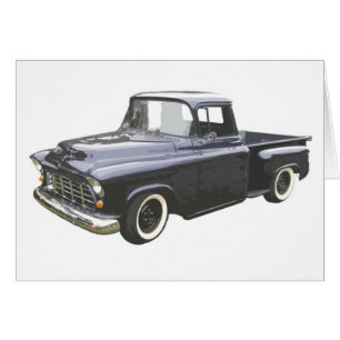 Black 1956 Chevrolet Lieferwagen