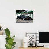 Black 2001 Chevrolet Camaro Z28 SS Poster (Heimbüro)