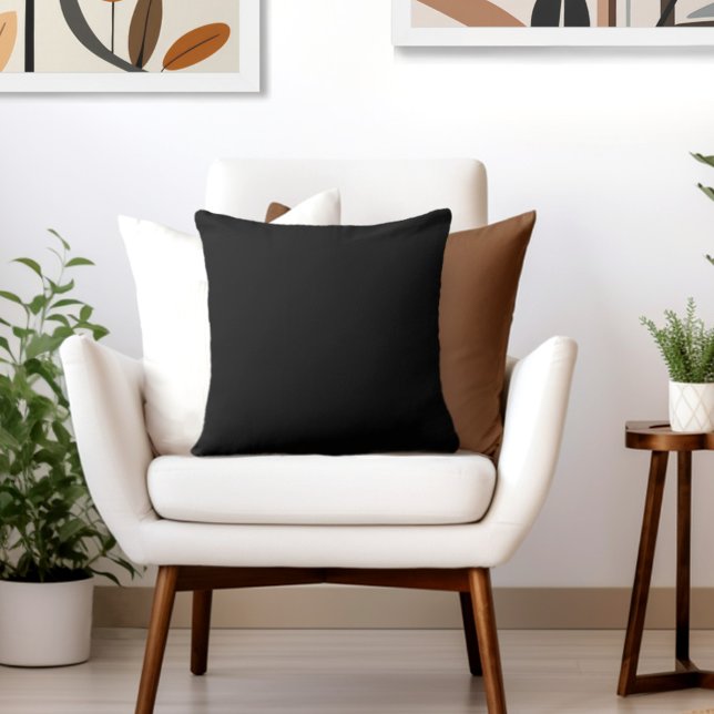 Black 20" Cotton Kissen (Von Creator hochgeladen)