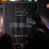 Black 40 und fabelhafte persönliche Text Hintergru Wandteppich