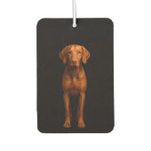 Black 4 Luxe Car Air Fresheners, Agile Vizsla Dog Autolufterfrischer (Vorderseite)
