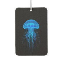 Black 4 Luxe Car Air Fresheners, Blue Jellyfish