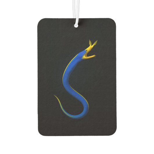 Black 4 Luxe Car Air Fresheners, Blue Ribbon Eel Autolufterfrischer (Rückseite)