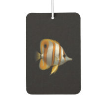 Black 4 Luxe Car Air Fresheners, Butterflyfish