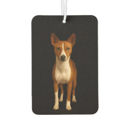 Black 4 Luxe Car Air Fresheners, Classy Basenji Autolufterfrischer