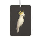 Black 4 Luxe Car Air Fresheners, Crested Cockatoo Autolufterfrischer (Rückseite)