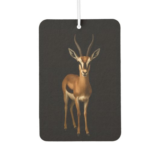 Black 4 Luxe Car Air Fresheners, Elegant Gazella Autolufterfrischer (Vorderseite)