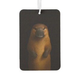 Black 4 Luxe Car Air Fresheners, Elegant Platypus Autolufterfrischer