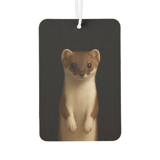 Black 4 Luxe Car Air Fresheners, Elegant Weasel Autolufterfrischer (Rückseite)