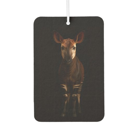 Black 4 Luxe Car Air Fresheners, Forest Okapi Autolufterfrischer (Vorderseite)