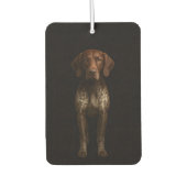 Black 4 Luxe Car Air Fresheners, German Pointer Autolufterfrischer (Vorderseite)