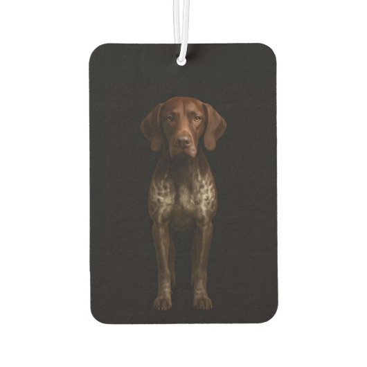 Black 4 Luxe Car Air Fresheners, German Pointer Autolufterfrischer (Rückseite)
