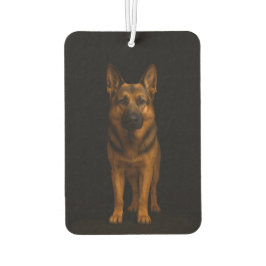 Black 4 Luxe Car Air Fresheners, German Shepherd Autolufterfrischer