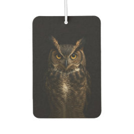 Black 4 Luxe Car Air Fresheners, Golden Eye Owl Autolufterfrischer